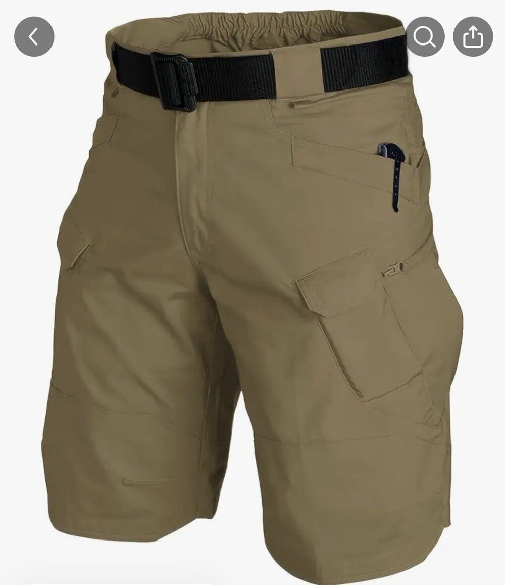Tactical Mens Cargo Shorts Size XL Waterproof Lightweight Men’s Hiking Fishing